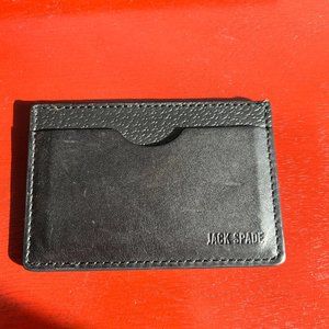 Jack Spade Black Leather Wallet